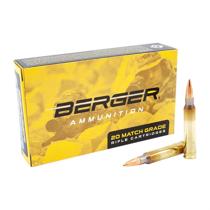 BERGER BULLETS - MATCH GRADE TACTICAL 223 REMINGTON OTM TACTICAL JHP RIFLE AMMO