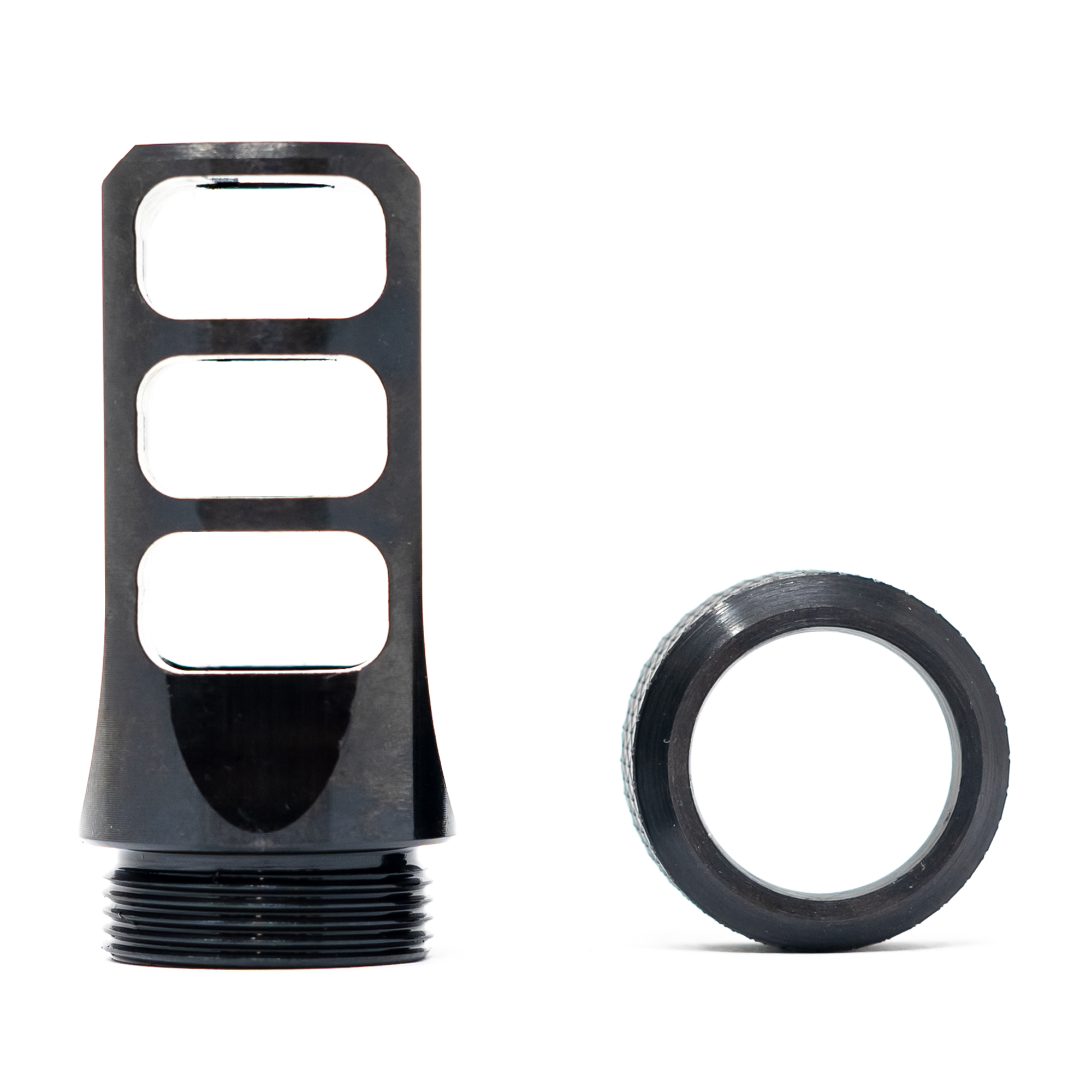 FAXON FIREARMS - MUZZLOK® 8.6 BLACKOUT 3-PORT MUZZLE BRAKE FOR AR-308