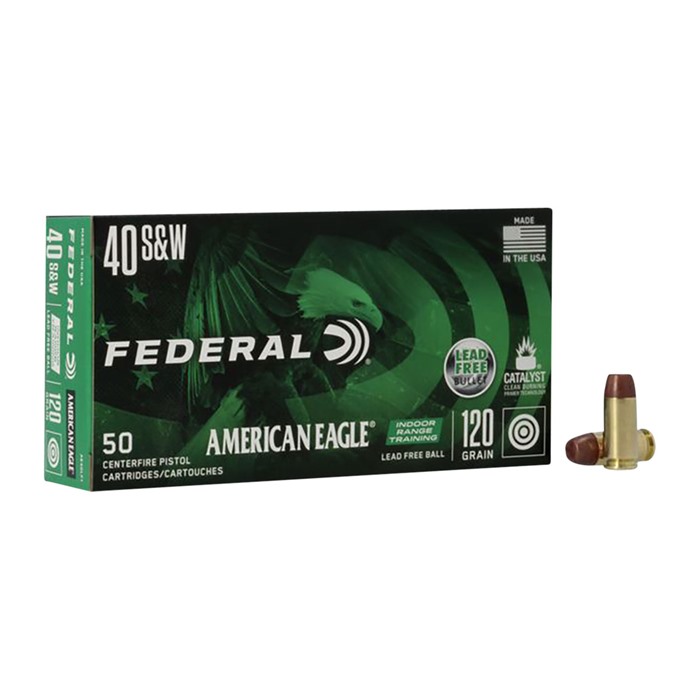 FEDERAL - INDOOR RANGE TRAINING LEAD FREE 40 S&W HANDGUN AMMO