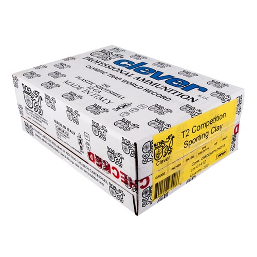 CLEVER - MIRAGE COMPETITION T2 12 GAUGE 2-3/4" #7.5 SHOT SHOTGUN AMMO