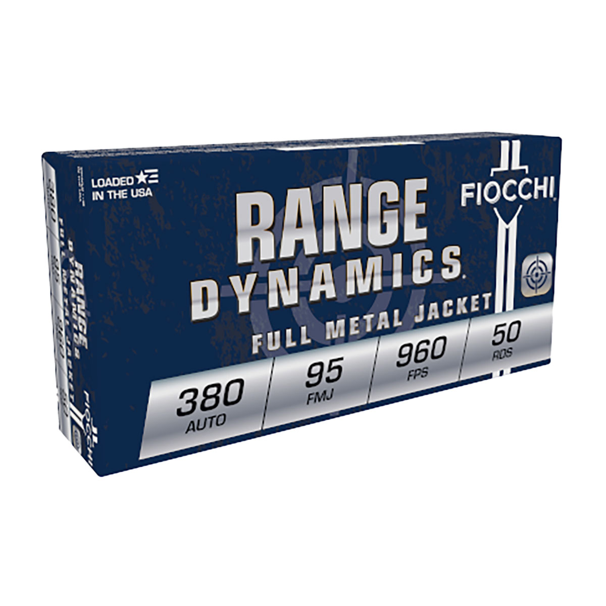 FIOCCHI AMMUNITION - PISTOL SHOOTING DYNAMICS 380 AUTO AMMO