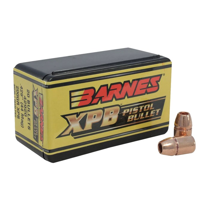 BARNES BULLETS - BARNES XPB 44 CALIBER (0.429') PISTOL BULLETS