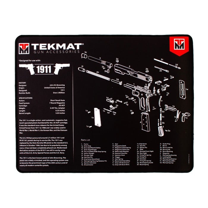 TEK MAT - TEKMAT ULTRA 20 PISTOL CLEANING MAT