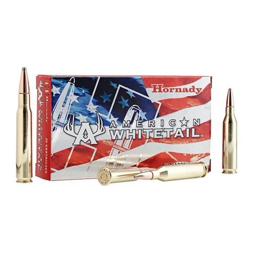 HORNADY - AMERICAN WHITETAIL AMMO 243 WINCHESTER 100GR INTERLOCK BTSP