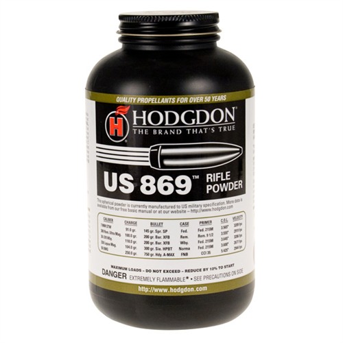 HODGDON POWDER CO., INC. - US 869 SMOKELESS RIFLE POWDER