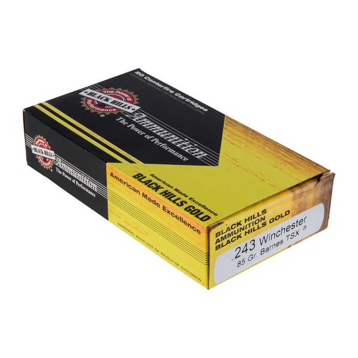 BLACK HILLS AMMUNITION - BLACK HILLS GOLD TSX BT 243 WINCHESTER AMMO