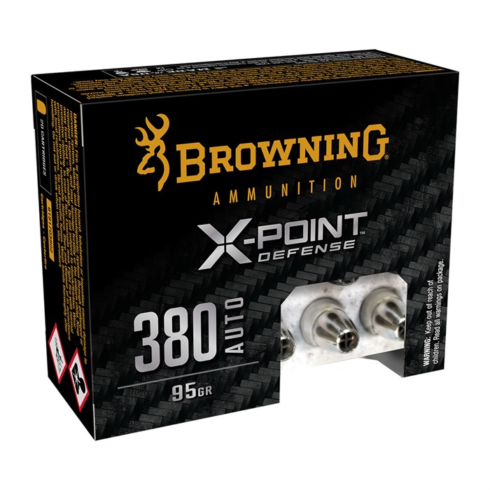 BROWNING AMMUNITION - X-POINT DEFENSE 380 ACP AMMO