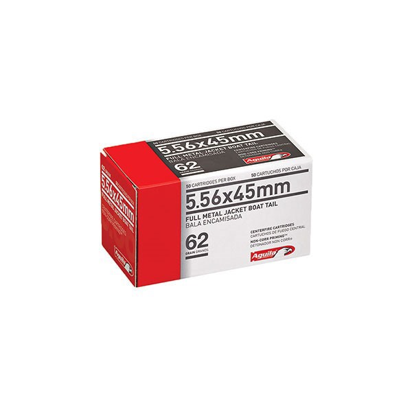 AGUILA - 5.56X45 NATO FULL METAL JACKET  BOAT TAIL RIFLE AMMO