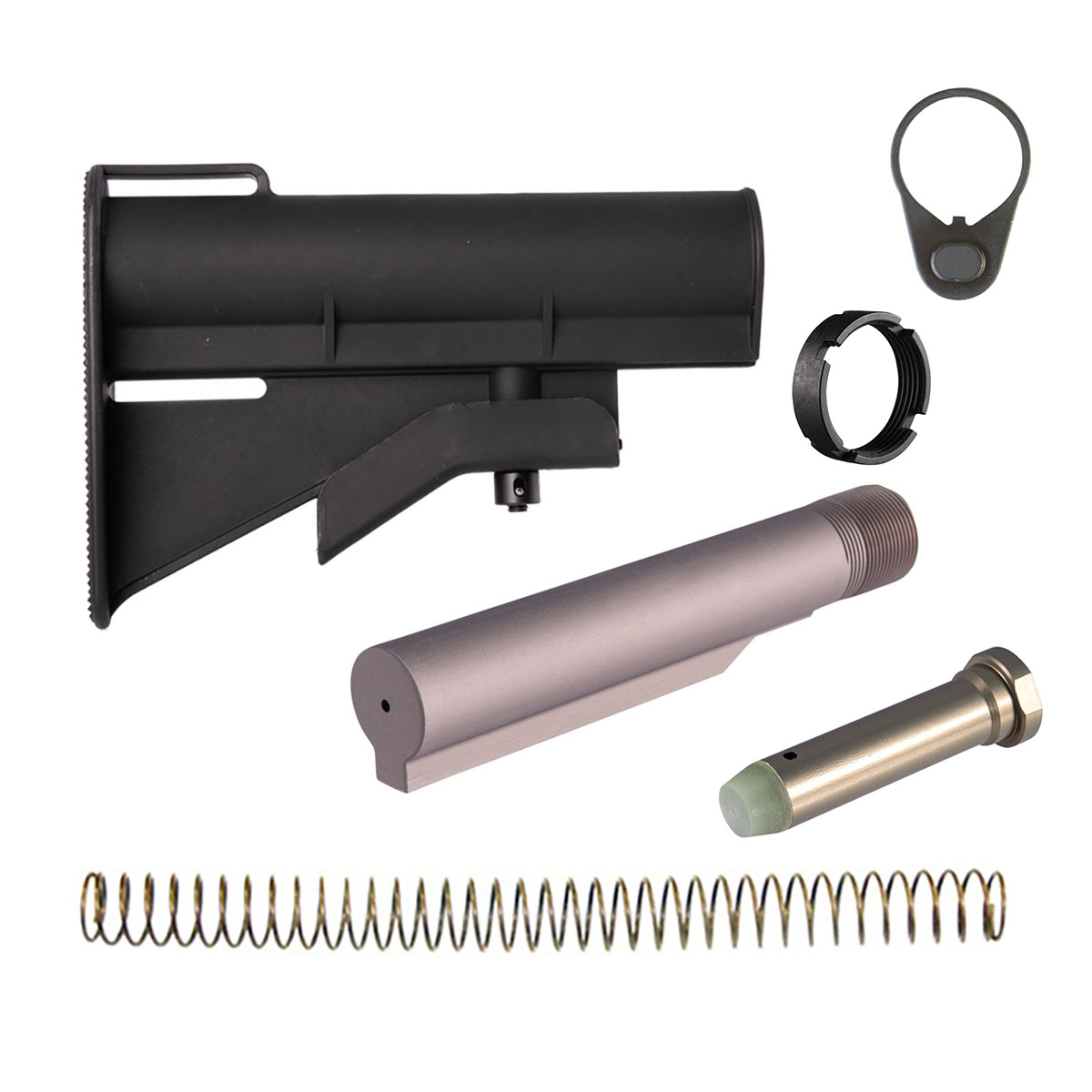 BROWNELLS BUNDLES - TWO POSITION BUTTSTOCK KIT FOR AR-15