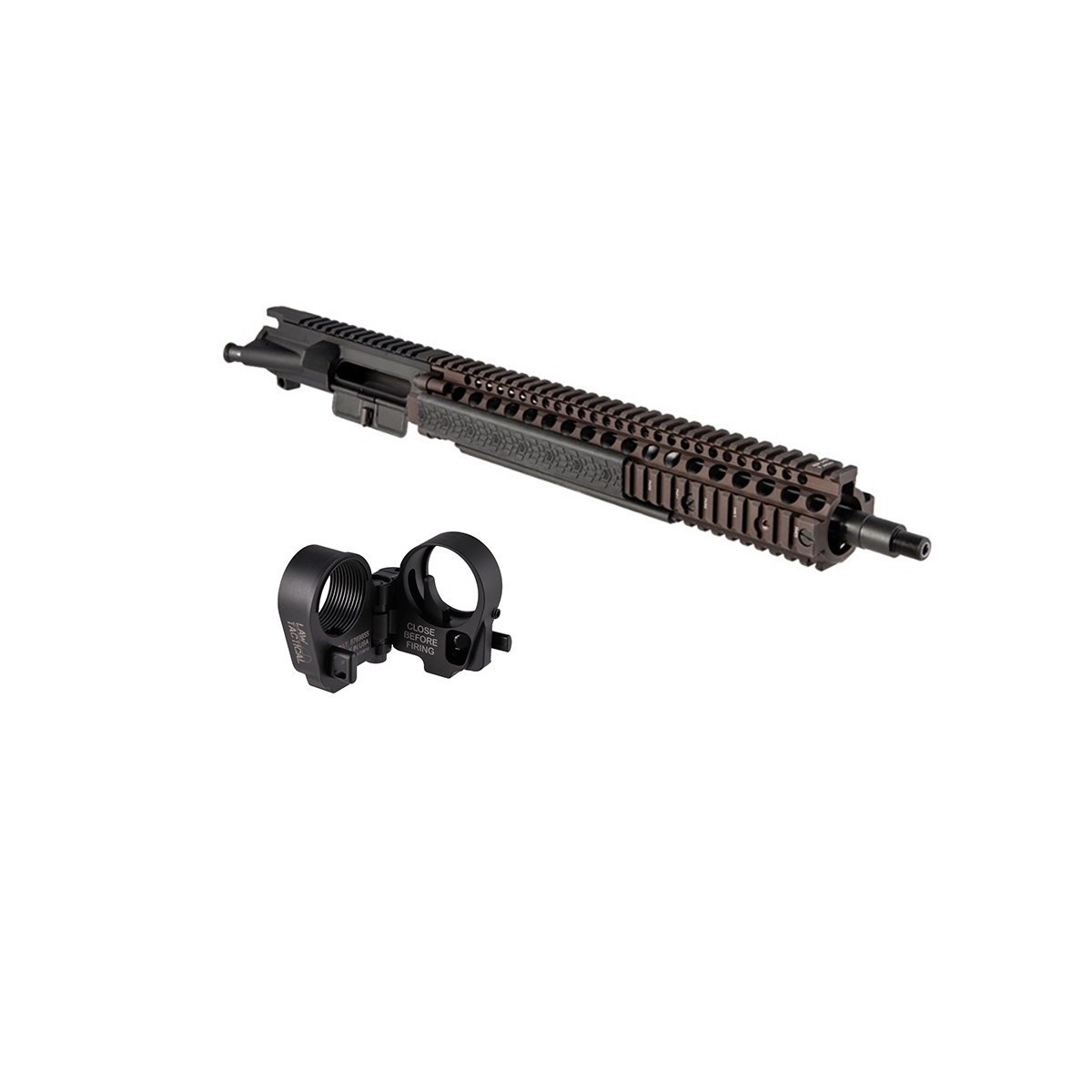 BROWNELLS BUNDLES - Daniel Defense M4A1 Stripped 14.5" SOCOM Upper w/ Law Folding Stock Adapter