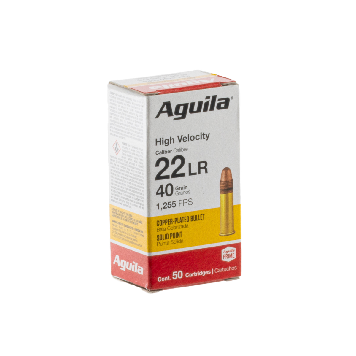 AGUILA - COPPER PLATED SOLID POINT 22LR AMMO