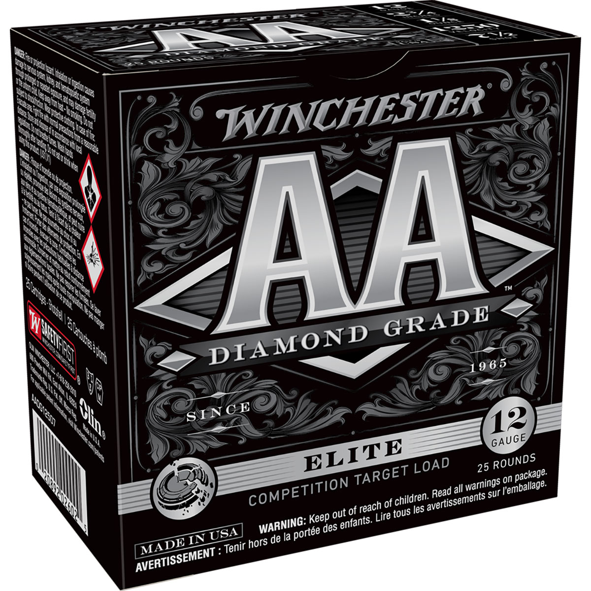 WINCHESTER - AA DIAMOND GRADE 12 GAUGE 1-1/8OZ #7.5 SHOT SHOTGUN AMMO