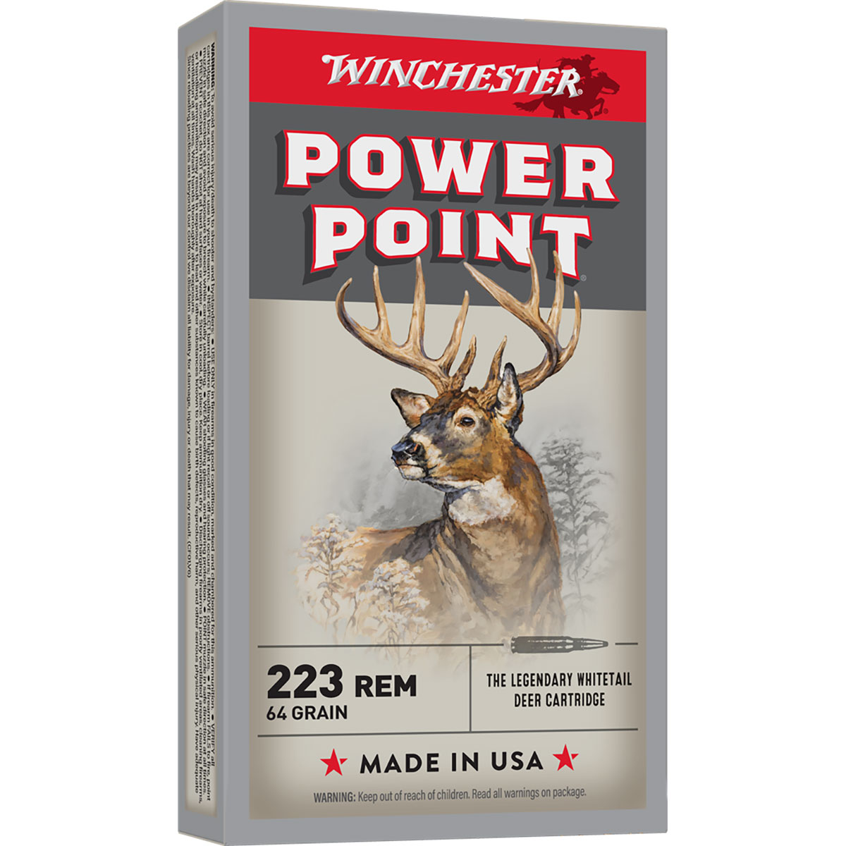 WINCHESTER - POWER POINT 223 REMINGTON RIFLE AMMO