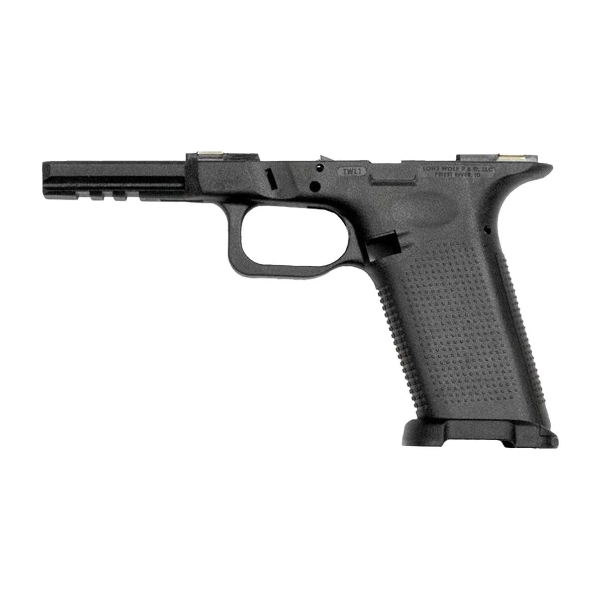 LONE WOLF DIST. - TWL NO TEXTURE FRAME FITS GLOCK® GEN3/4 G20,21,40 SLIDES