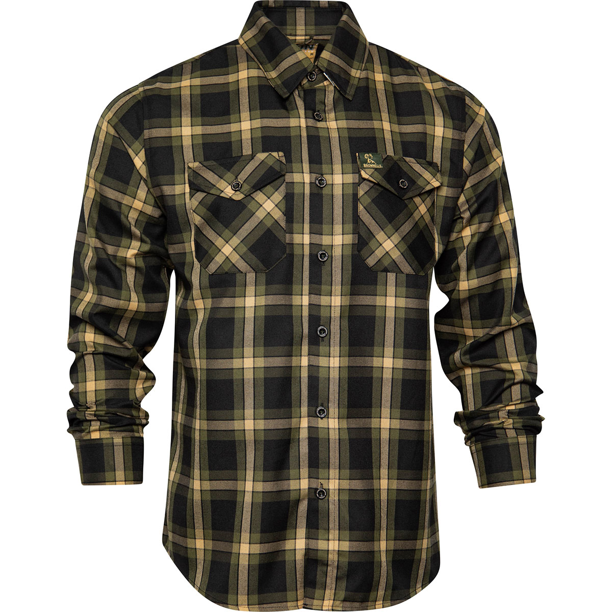 DIXXON SUPPLY, LLC - BROWNELLS PATERSON MEN’S FLANNEL LONG SLEEVE SHIRT