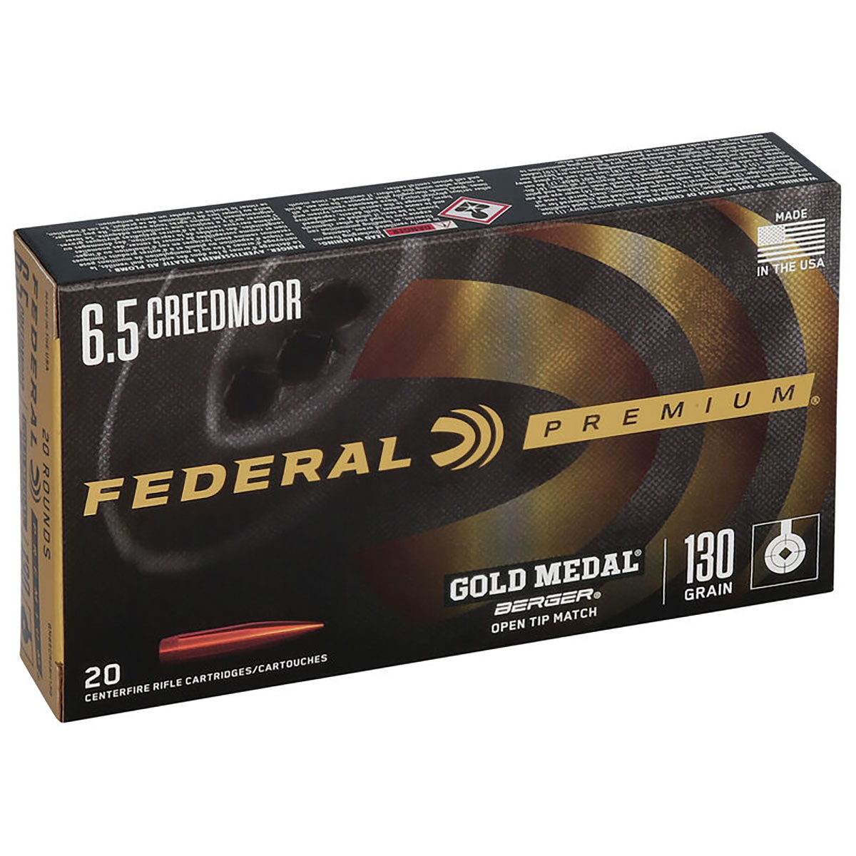 FEDERAL - GOLD MEDAL 6.5 CREEDMOOR RIFLE AMMO