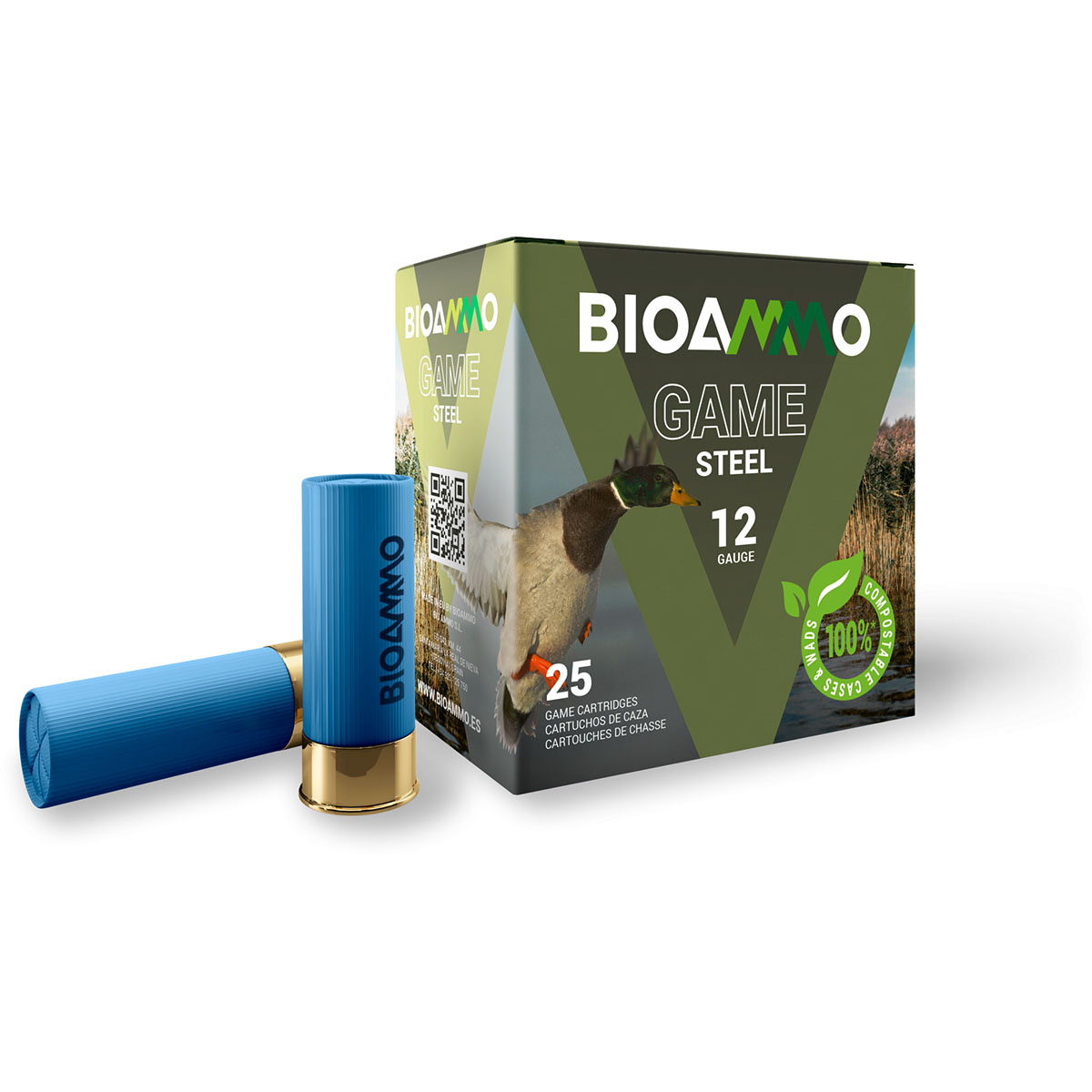 BIOAMMO - GAME STEEL 12 GAUGE SHOTGUN AMMO