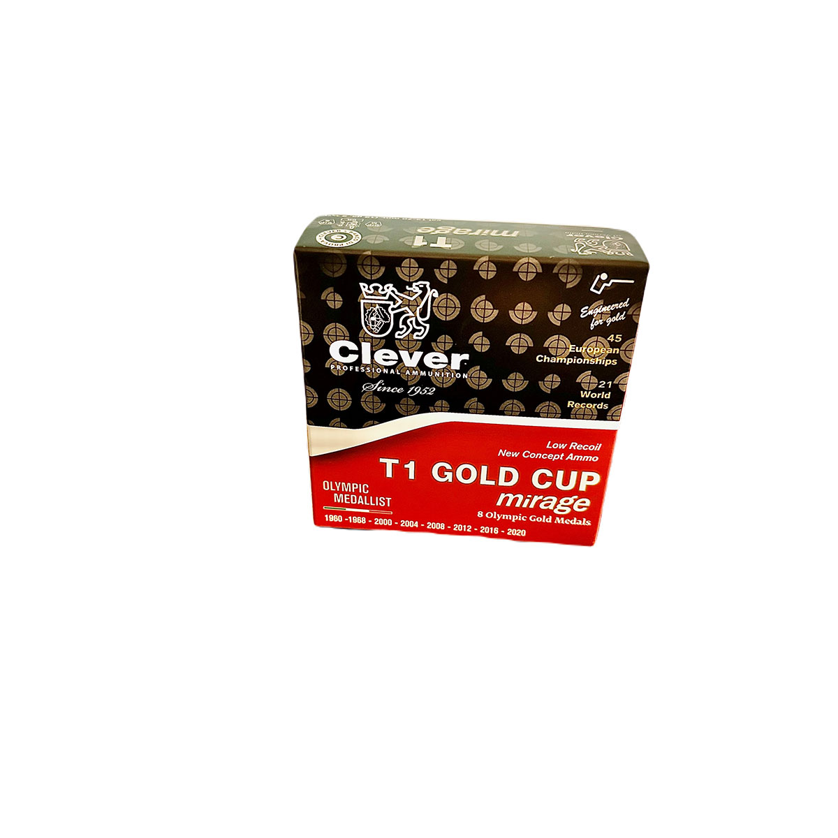 CLEVER - T1 HIGH VELOCITY 12 GAUGE 2-3/4" 1-1/8 OZ #7.5 SHOT AMMO