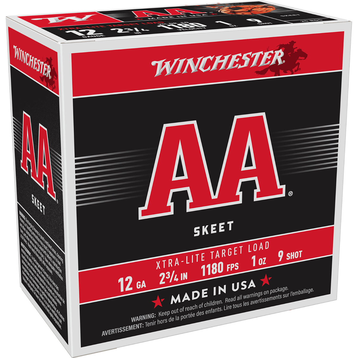 WINCHESTER - AA XTRA-LITE TARGET LOAD 12 GAUGE SHOTGUN AMMO