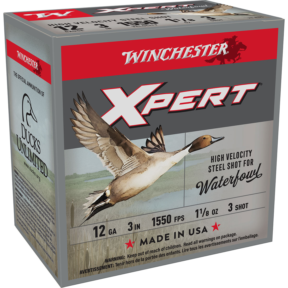 WINCHESTER - XPERT WATERFOWL 12 GAUGE 3" #3 SHOT SHOTGUN AMMO