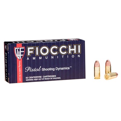FIOCCHI AMMUNITION - Fiocchi Shooting Dynamics 9mm 147gr FMJ 50/bx
