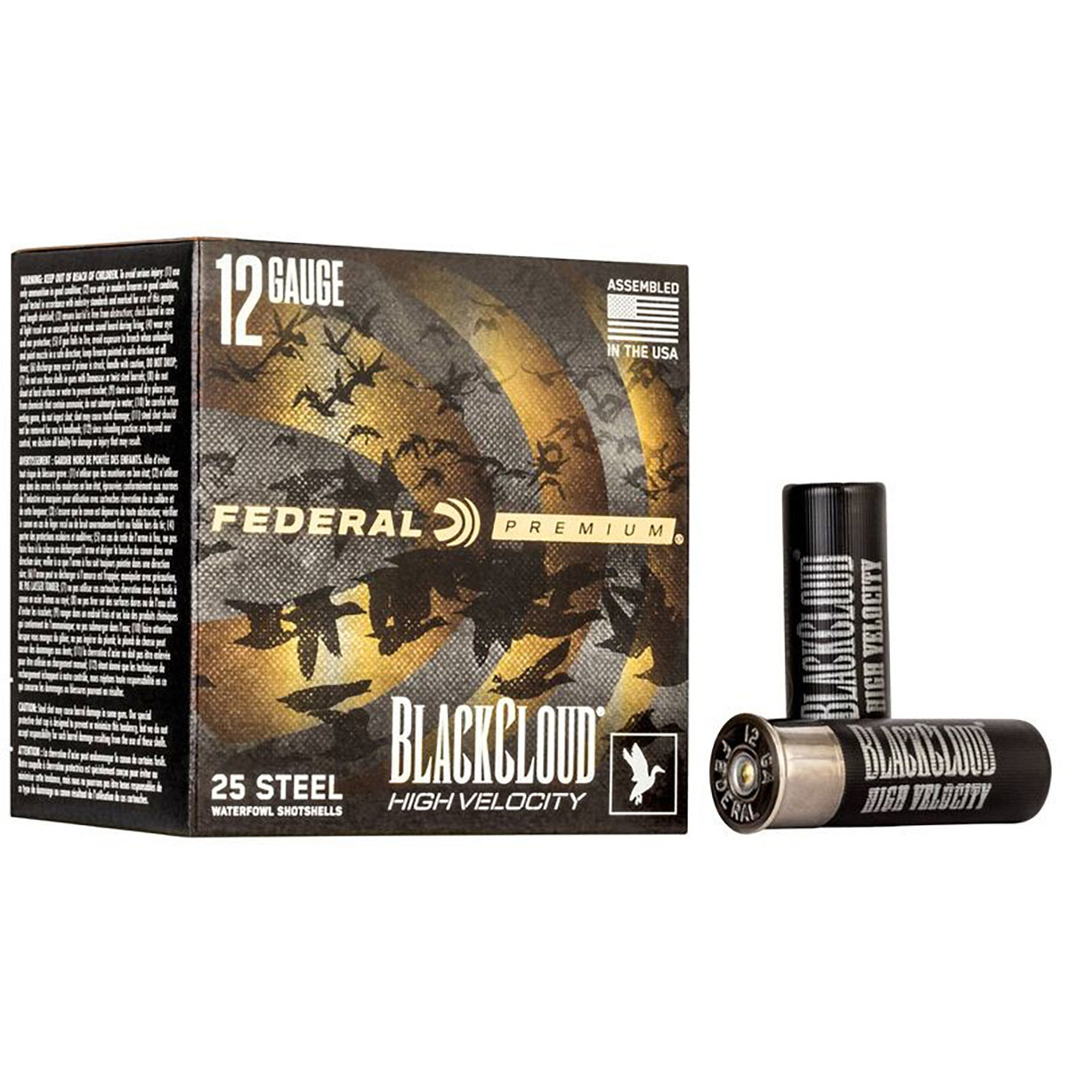 FEDERAL - BLACK CLOUD FS STEEL HV 12 GAUGE 3" #3 SHOT SHOTGUN AMMO