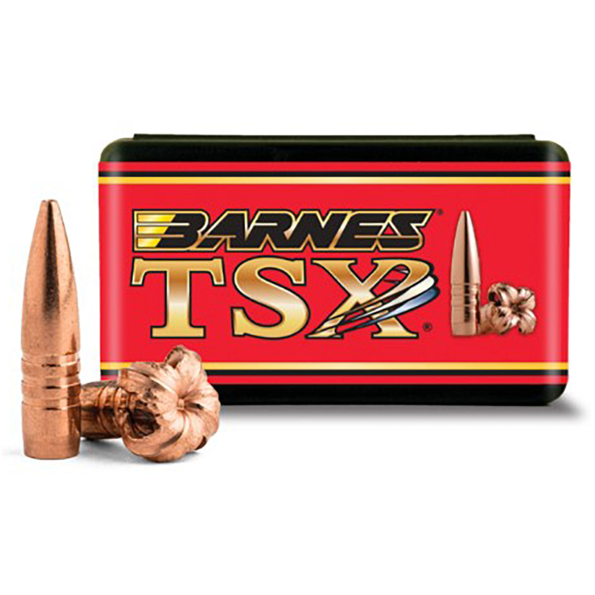 BARNES BULLETS - TIPPED TSX® 35 CALIBER (0.358") FLAT BASE RIFLE BULLETS