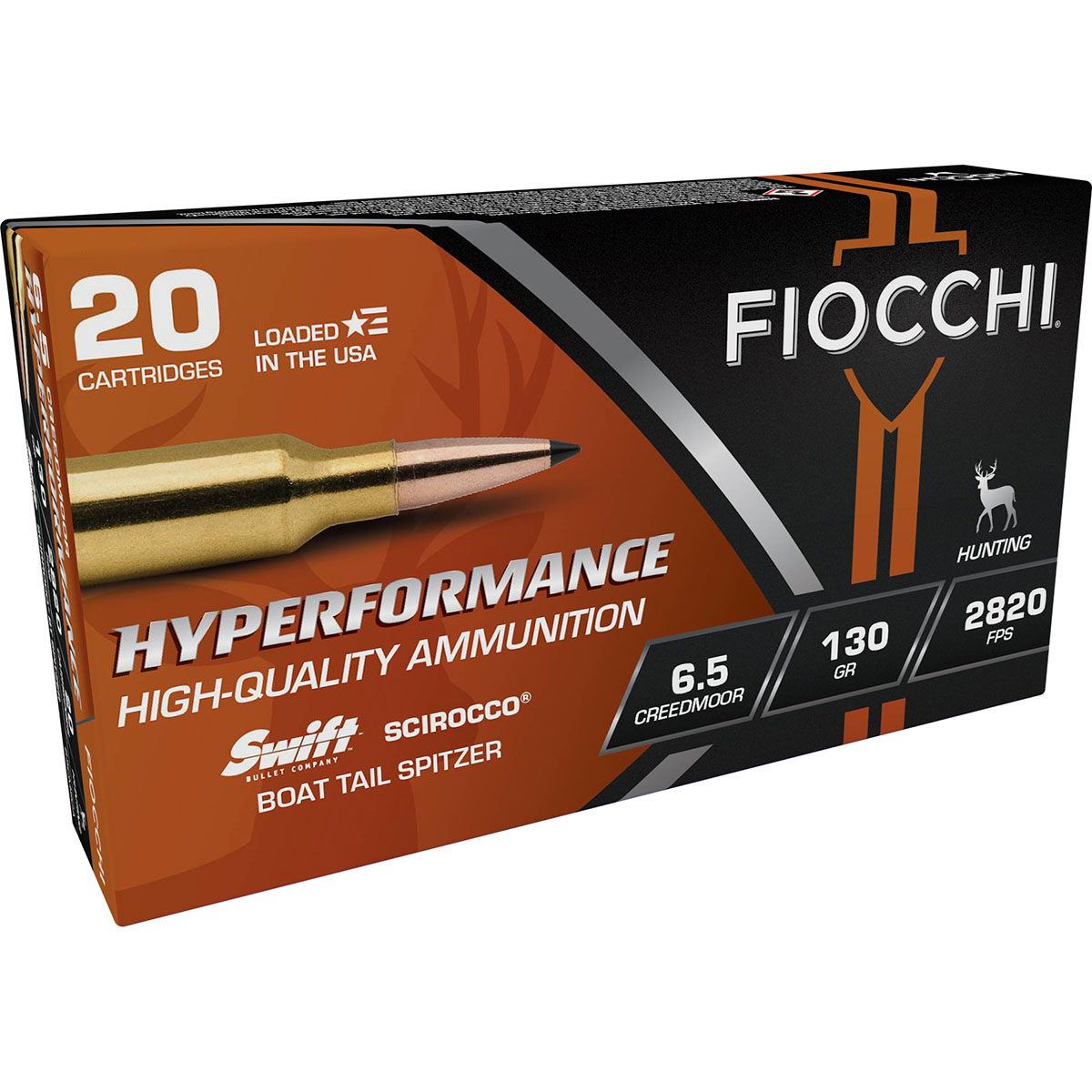 FIOCCHI AMMUNITION - HYPERFORMANCE 6.5 CREEDMOOR RIFLE AMMO