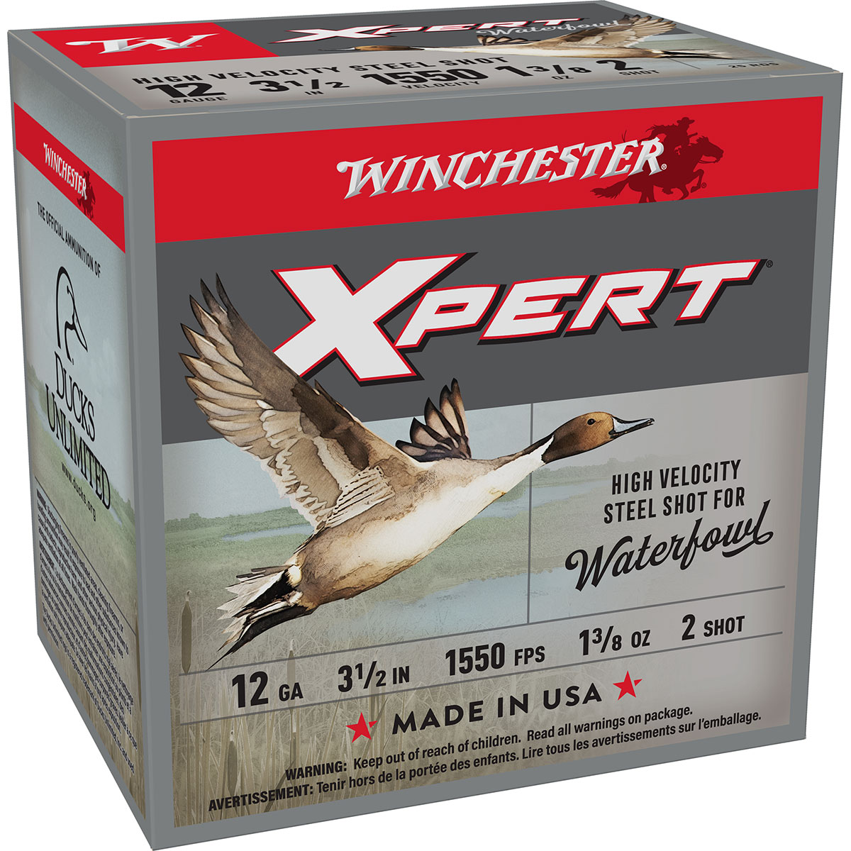 WINCHESTER - XPERT WATERFOWL 12 GAUGE 3-1/2" #2 SHOT SHOTGUN AMMO
