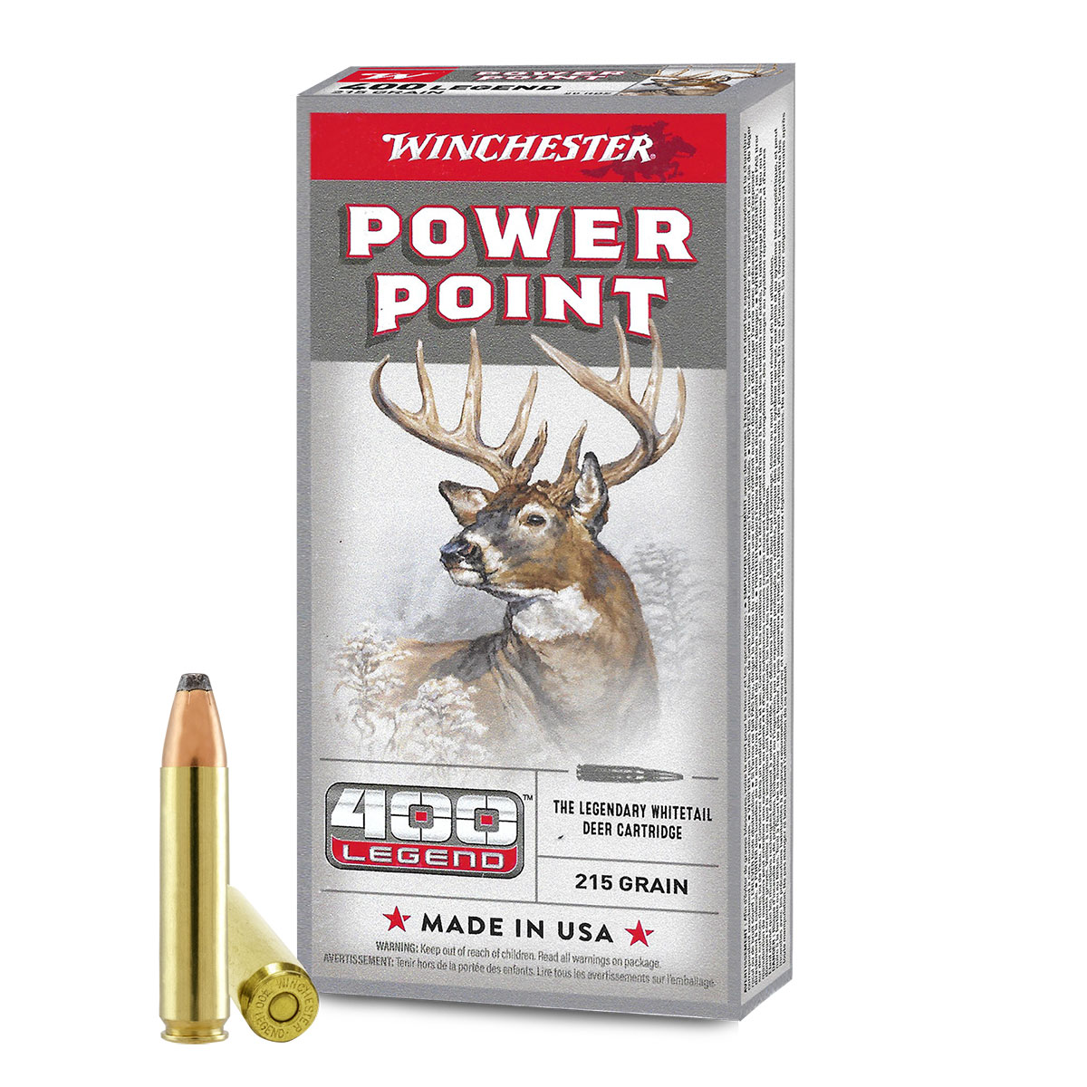 WINCHESTER - POWER POINT 400 LEGEND RIFLE AMMO