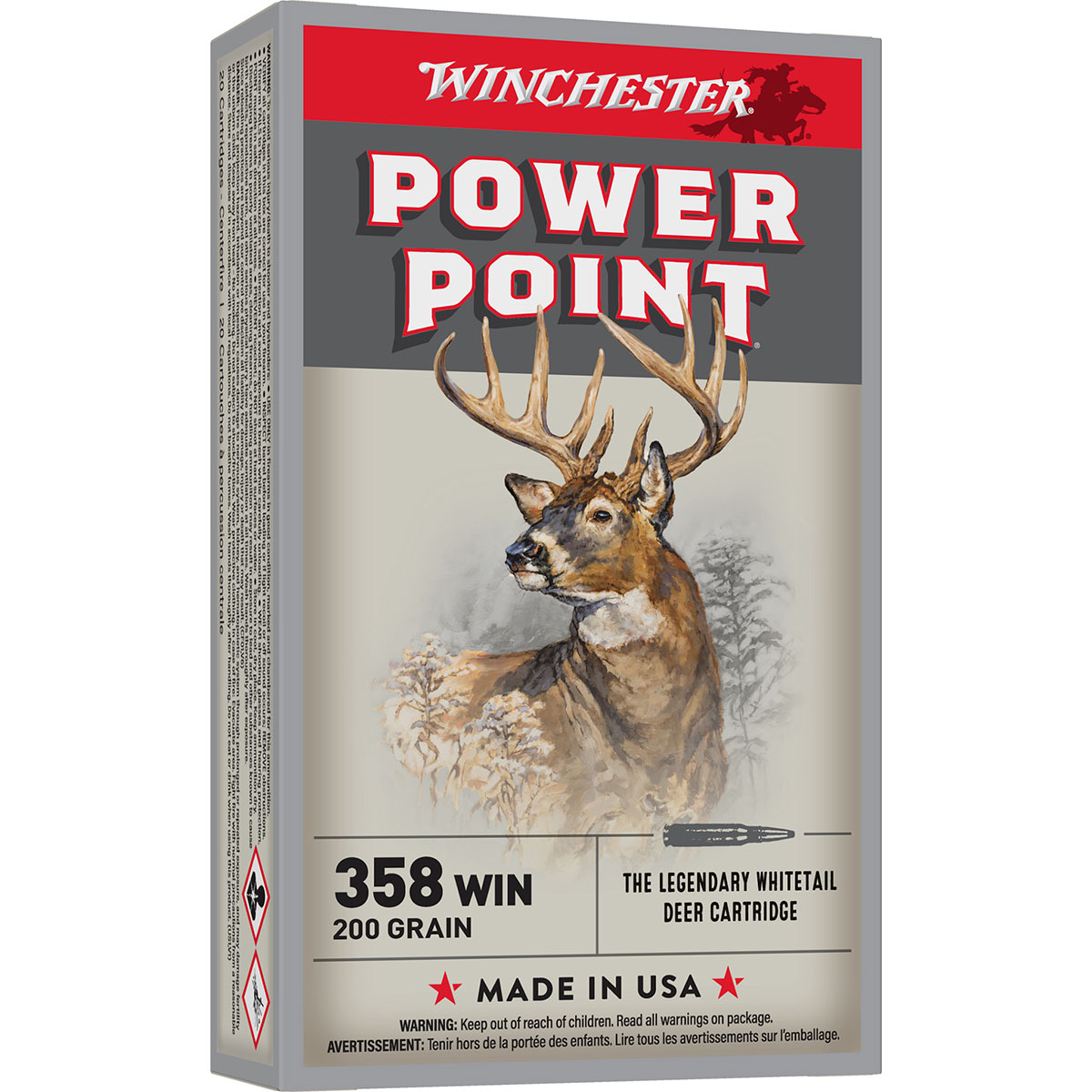 WINCHESTER - SUPER X 358 WINCHESTER RIFLE AMMO
