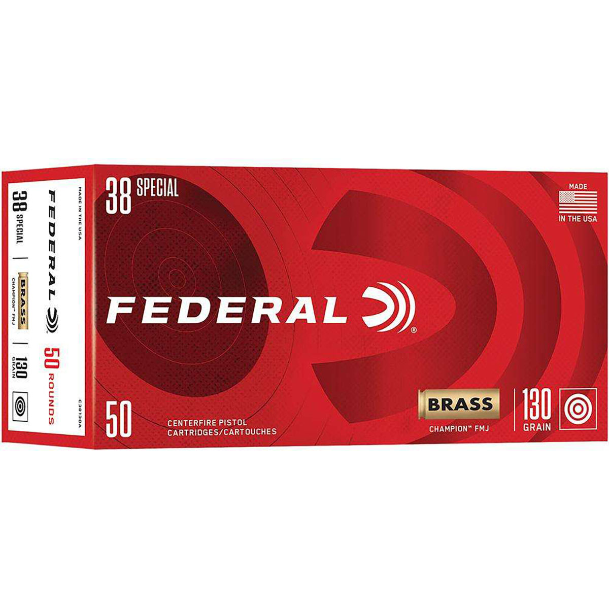 FEDERAL - CHAMPION TARGET 38 SPECIAL HANDGUN AMMO