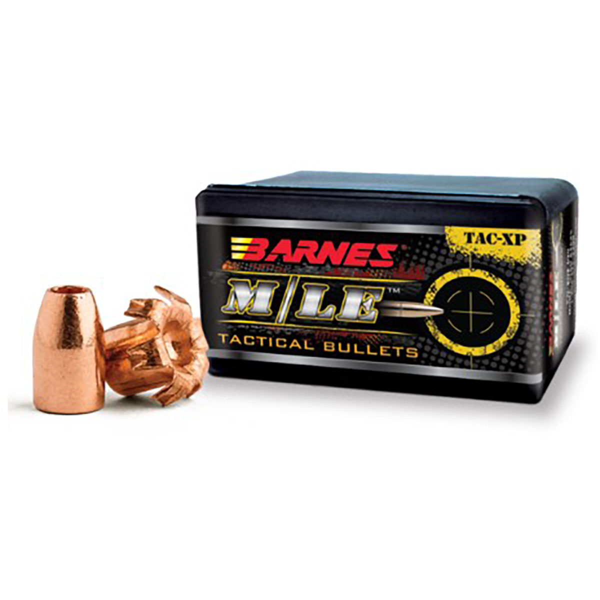 BARNES BULLETS - M/LE TAC-XP 357 MAGNUM (0.357") HP FN PISTOL BULLETS