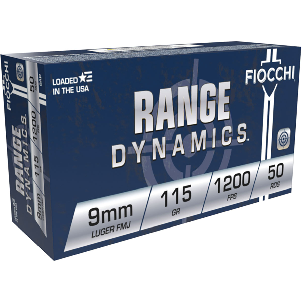 FIOCCHI AMMUNITION - RANGE DYNAMICS 9MM LUGER AMMO