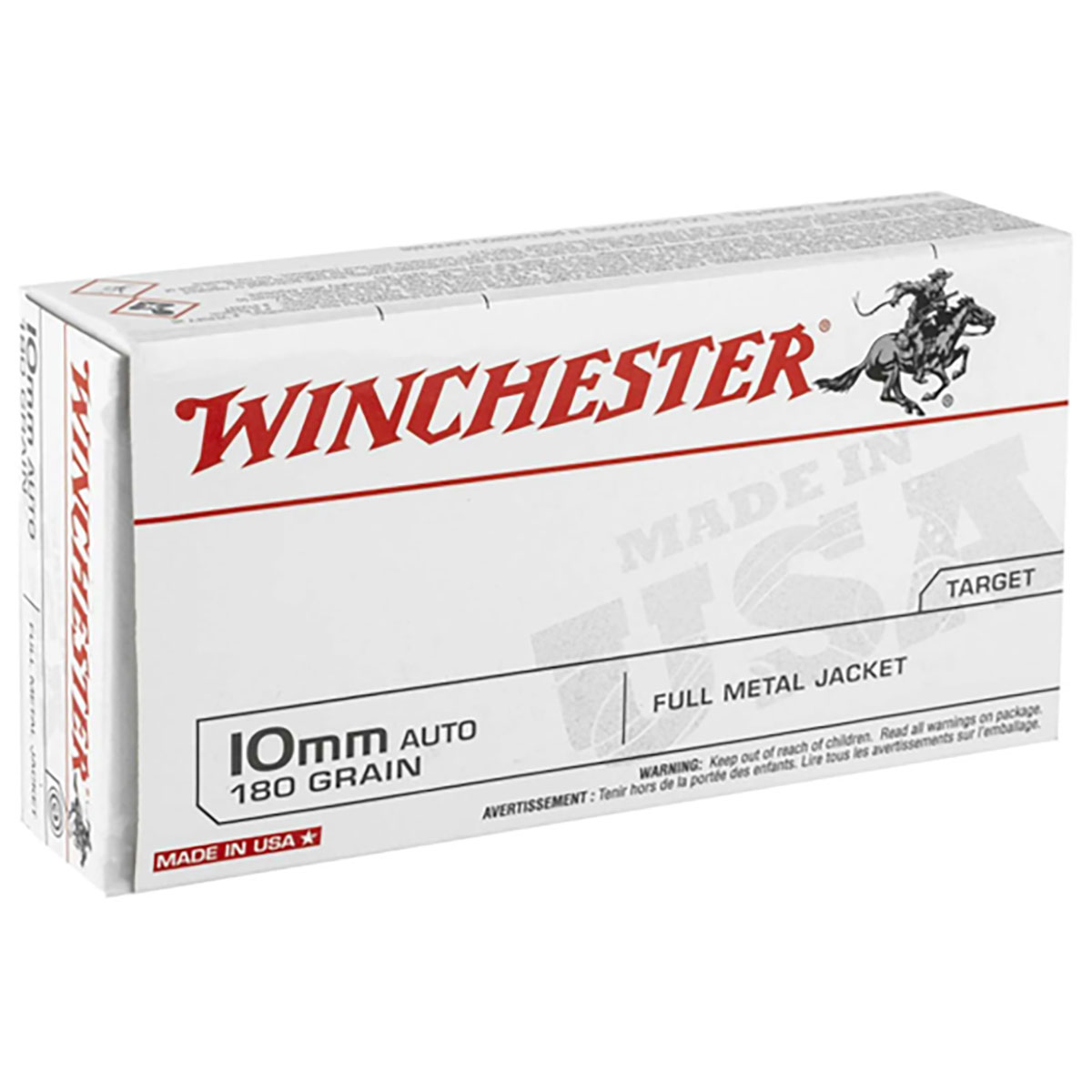 WINCHESTER - Usa White Box 10Mm,180 Grain 50rd