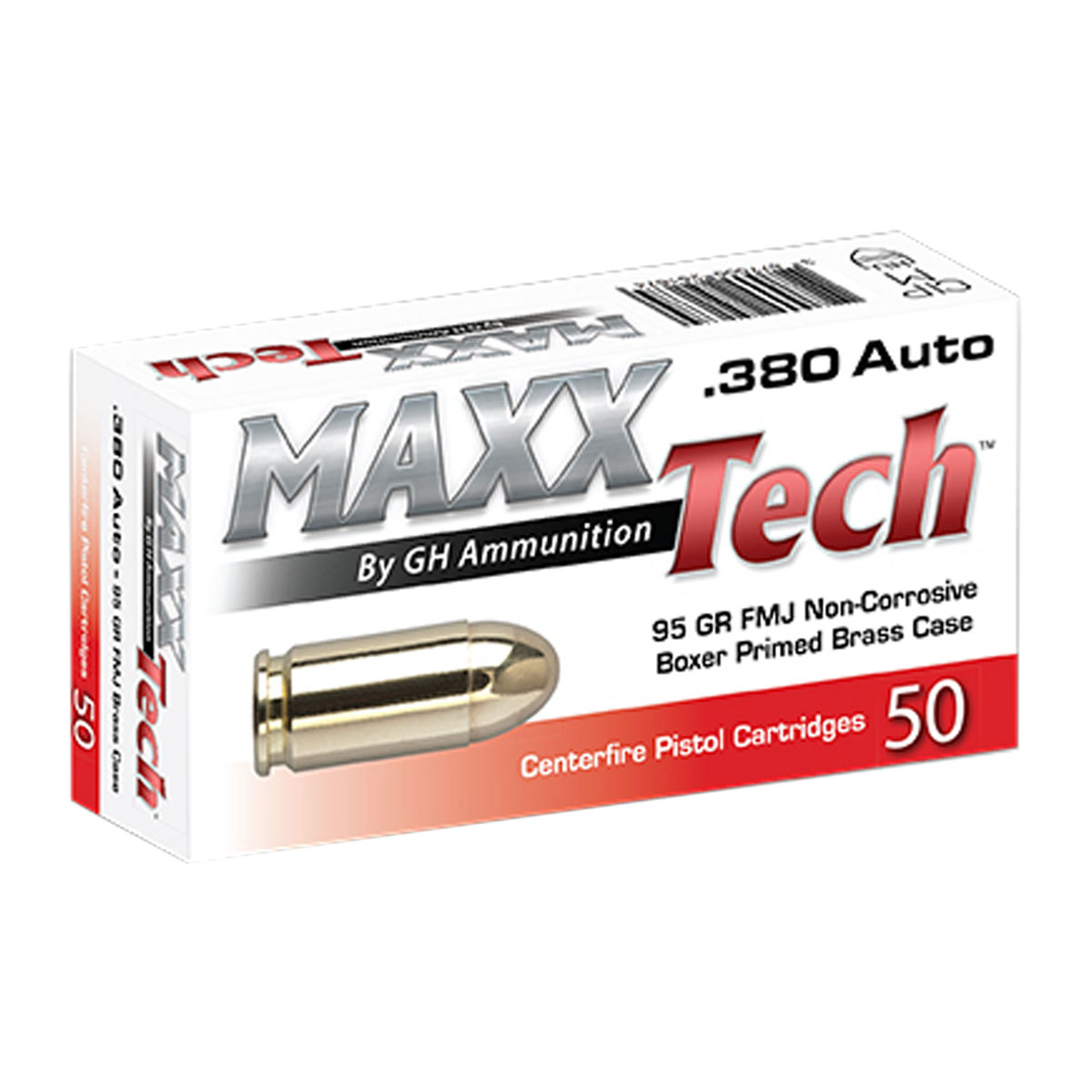 MAXX TECH - MAXXTECH 380 AUTO HANDGUN AMMO