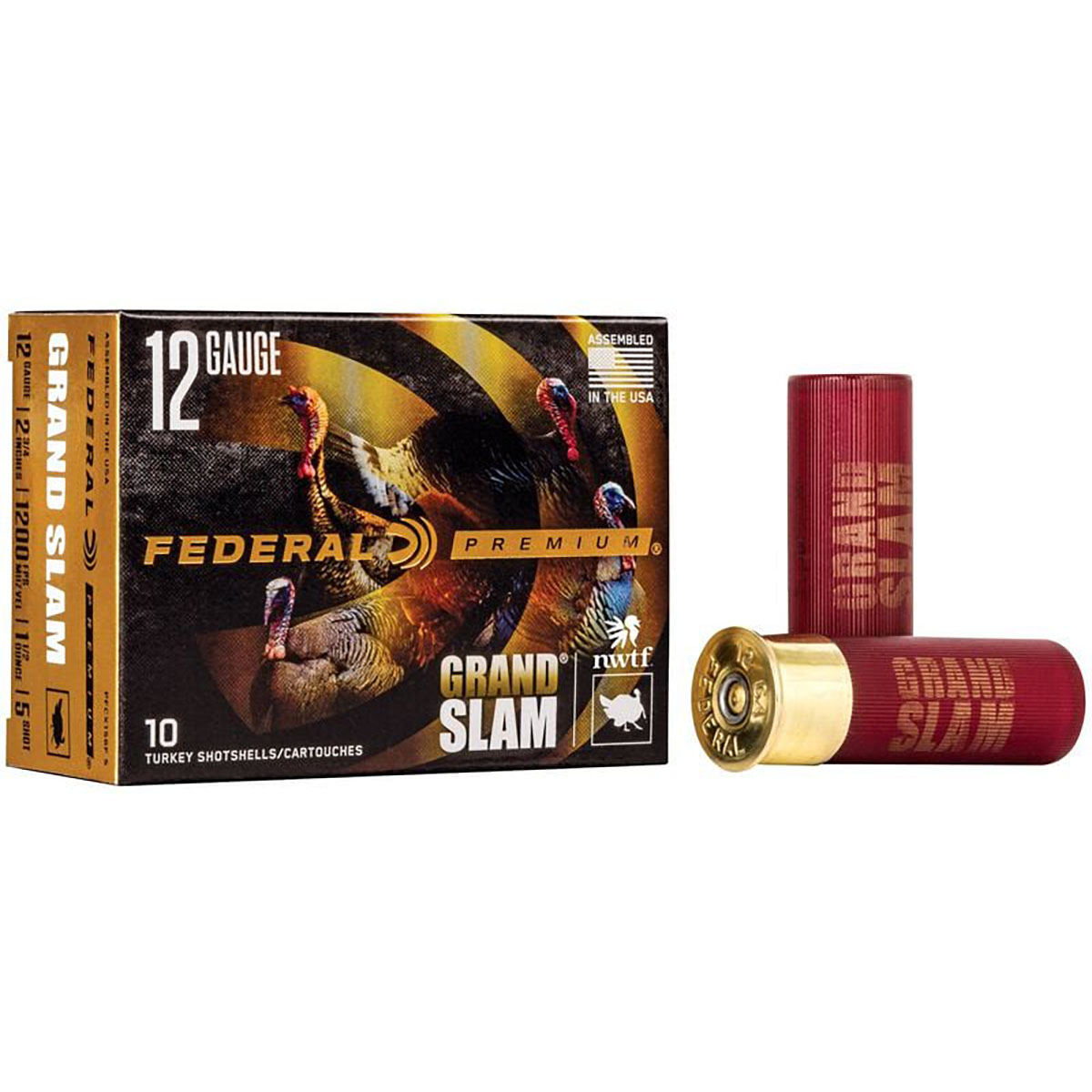 FEDERAL - GRAND SLAM 12 GAUGE 2-3/4" #5 SHOT SHOTGUN AMMO