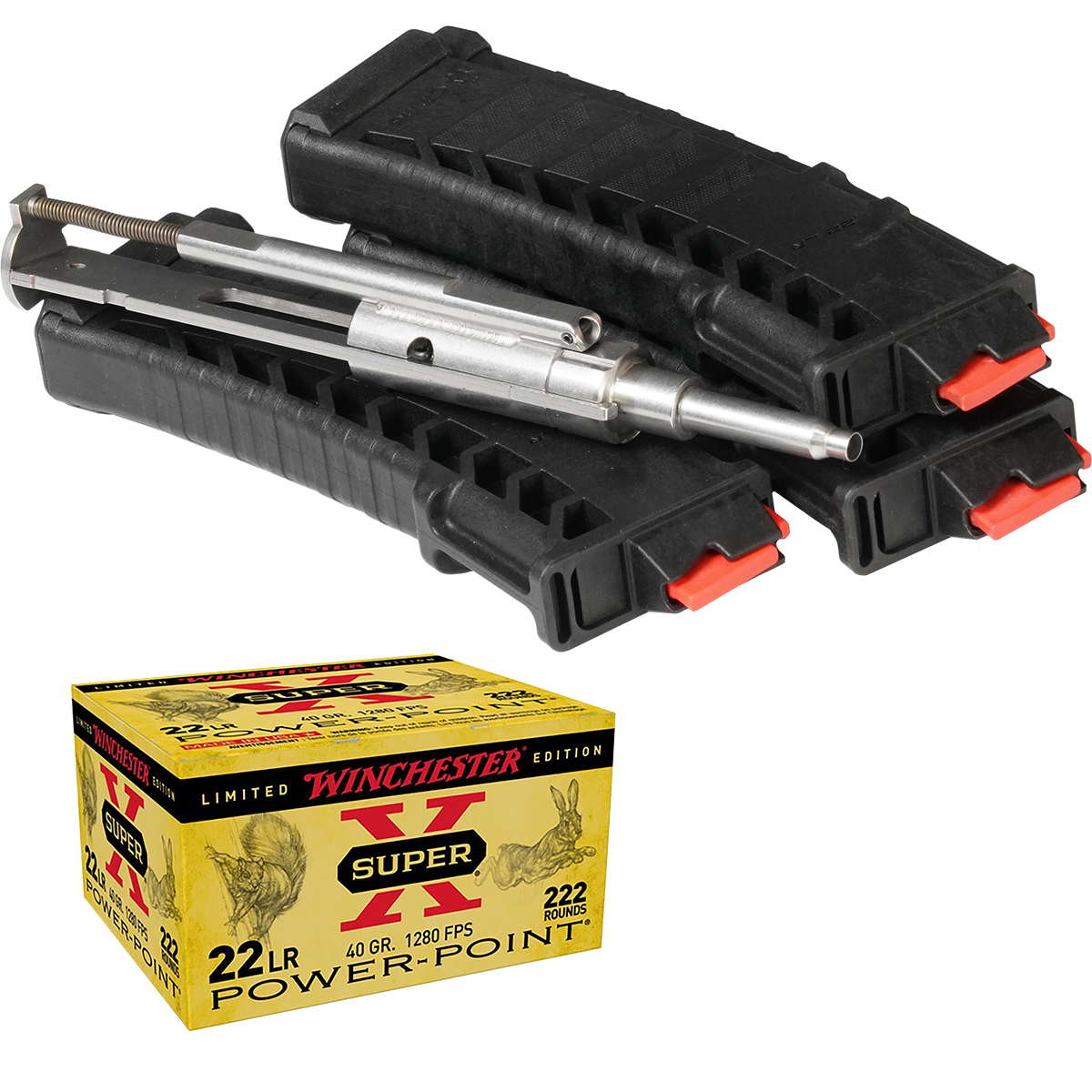 BROWNELLS BUNDLES - BRAVO SS 22LR CONVERSTION KIT WITH AMMO BUNDLE