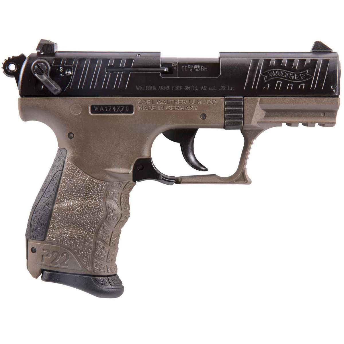 WALTHER ARMS INC - P22 22 LONG RIFLE SEMI-AUTO HANDGUN