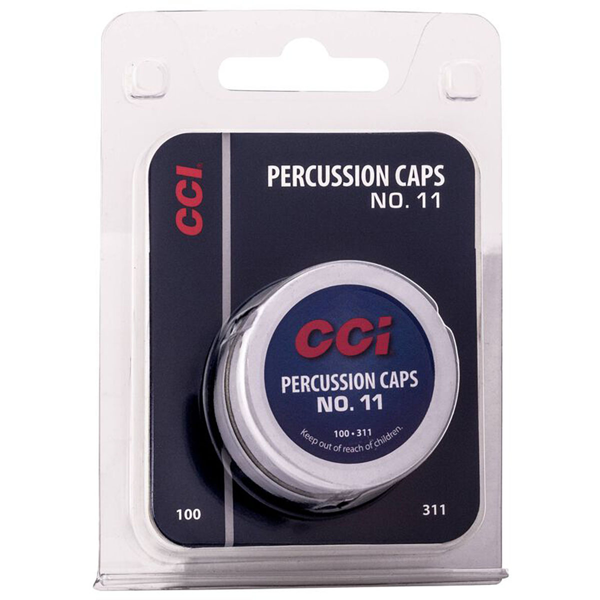CCI - PERCUSSION CAPS FOR STANDARD MUZZLELOADER REVOLVERS AND RIFLES