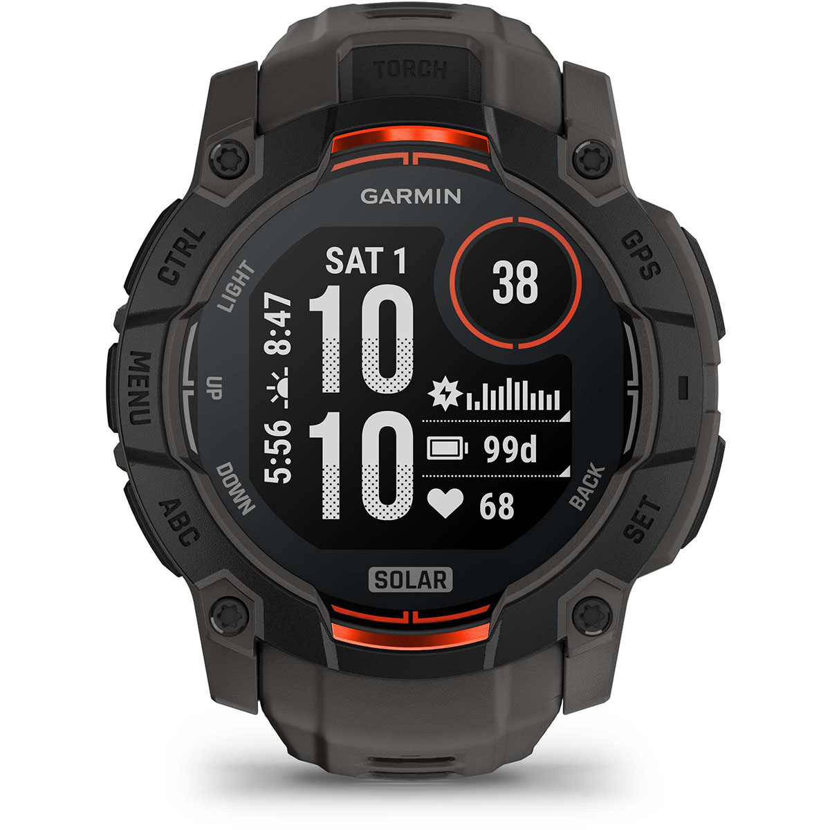 GARMIN INTERNATIONAL - INSTINCT 3 SOLAR TACTICAL RUGGED EDITION GPS SMARTWATCH