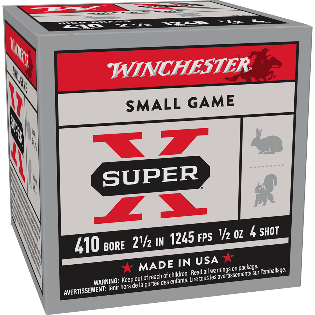WINCHESTER - SUPER-X 410 BORE 2-1/2" #4/6 SHOT SHOTGUN AMMO