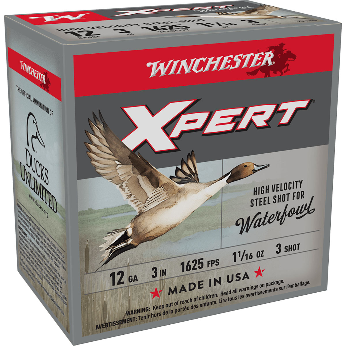 WINCHESTER - XPERT WATERFOWL 12 GAUGE 3" #3 SHOT SHOTGUN AMMO