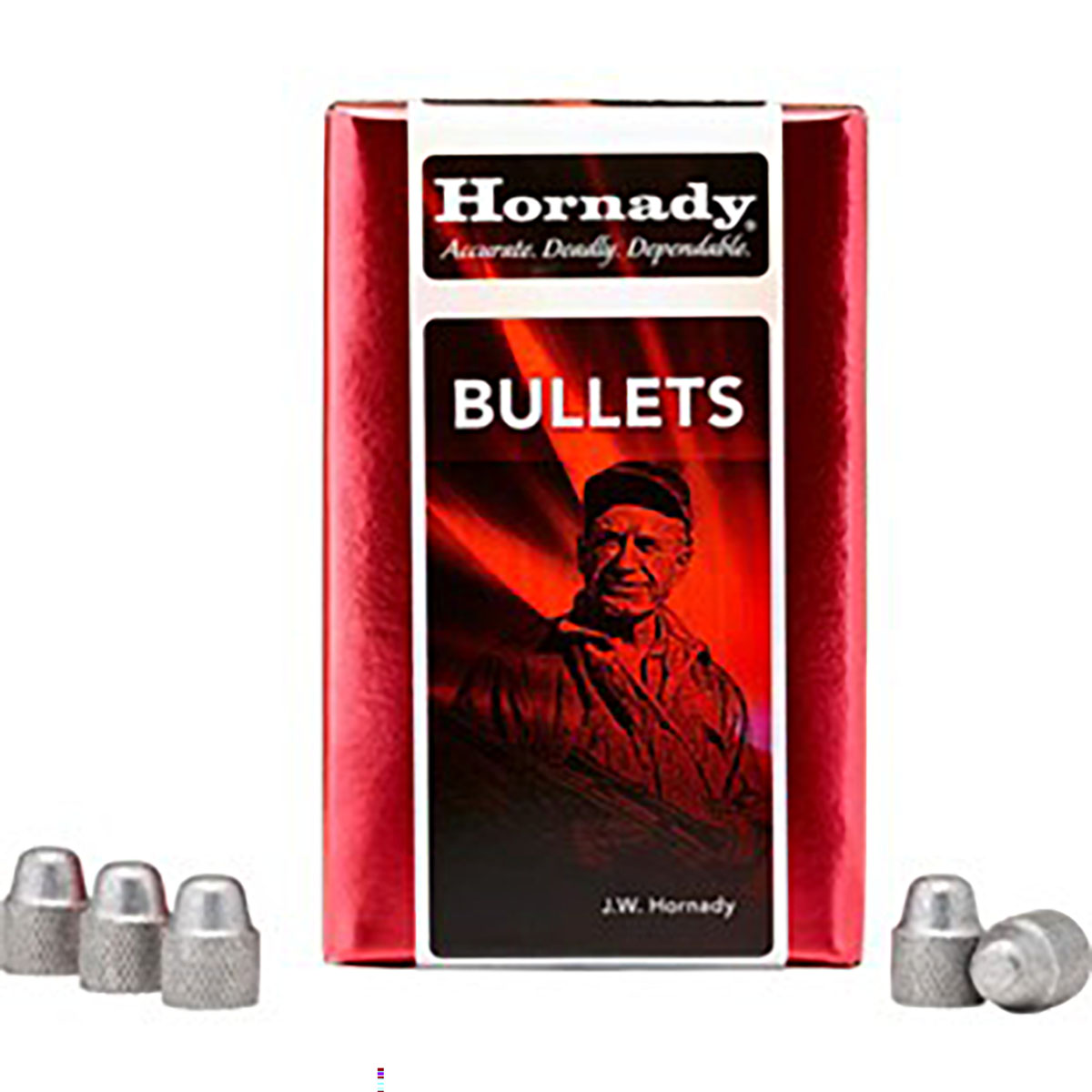 HORNADY - LEAD 38 CALIBER (.358") ROUND NOSE PISTOL BULLETS