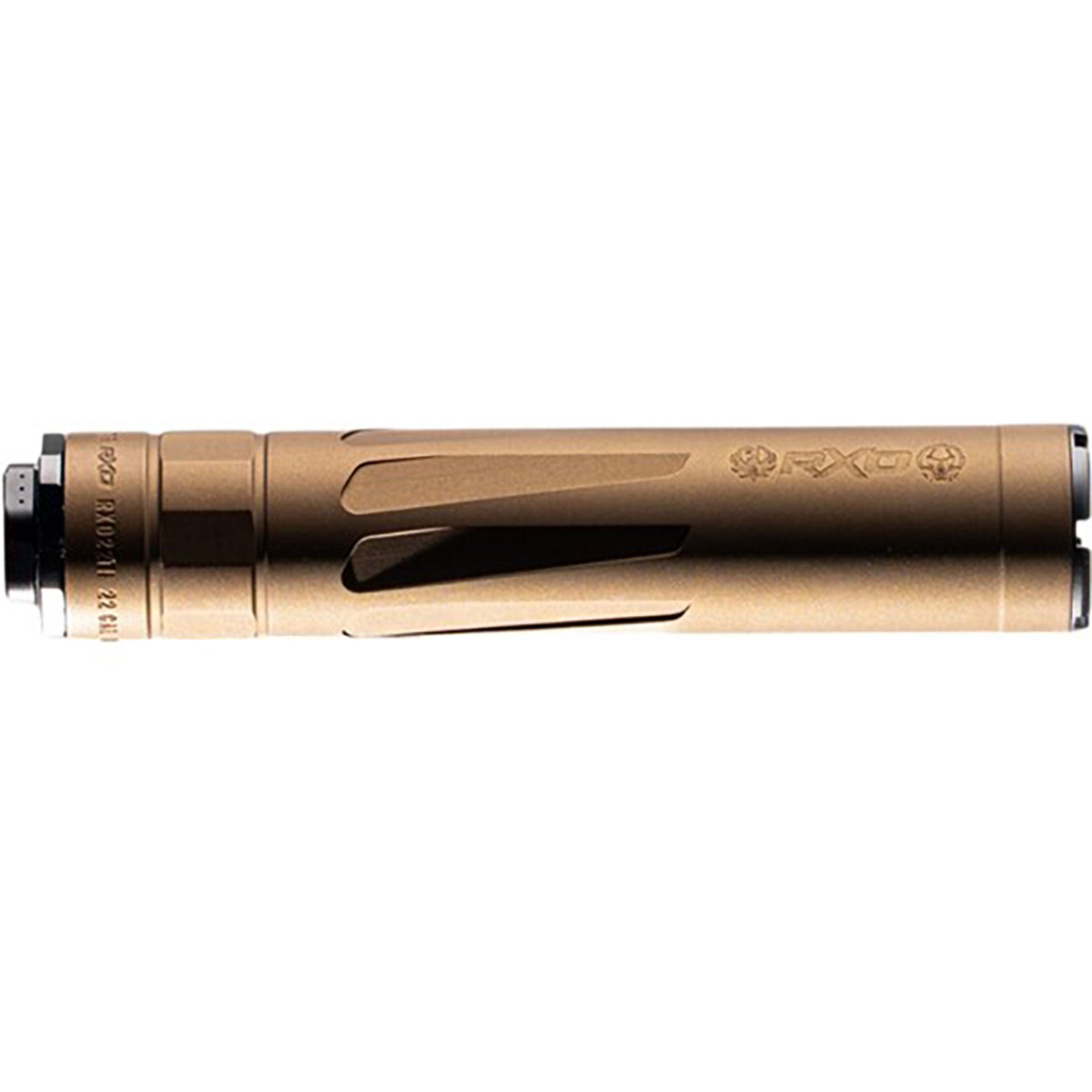 DEAD AIR ARMAMENT - RXD22TI 22LR/5.7 CALIBER RIFLE SUPPRESSOR W/RXD674 MUZZLE BRAKE