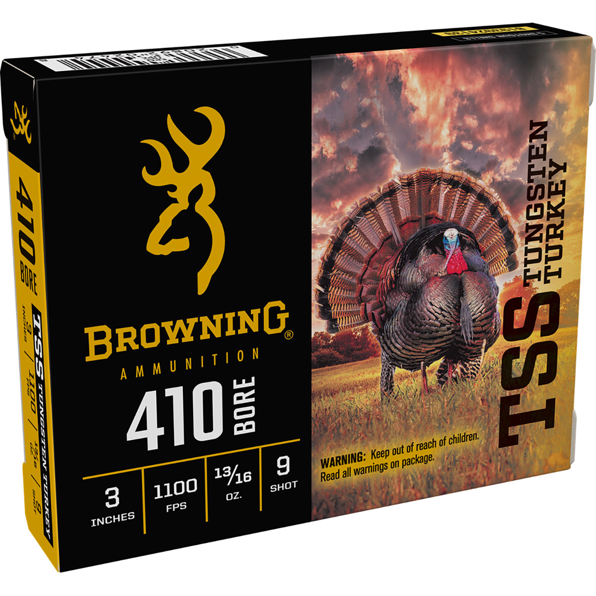 BROWNING AMMUNITION - TSS TUNGSTEN TURKEY 410 BORE 3" #9 SHOT SHOTGUN AMMO