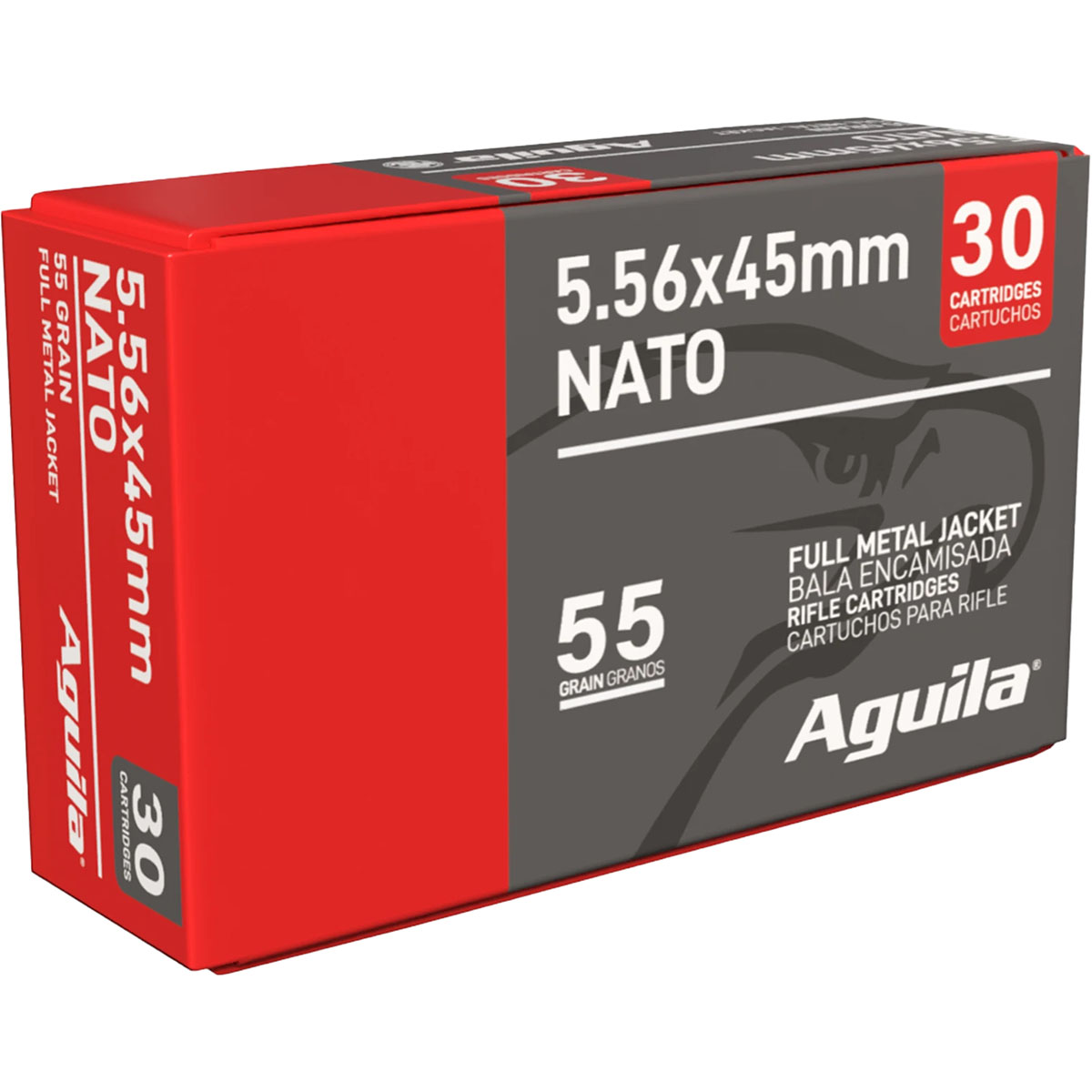 AGUILA - 5.56X45MM NATO FULL METAL JACKET RIFLE AMMO