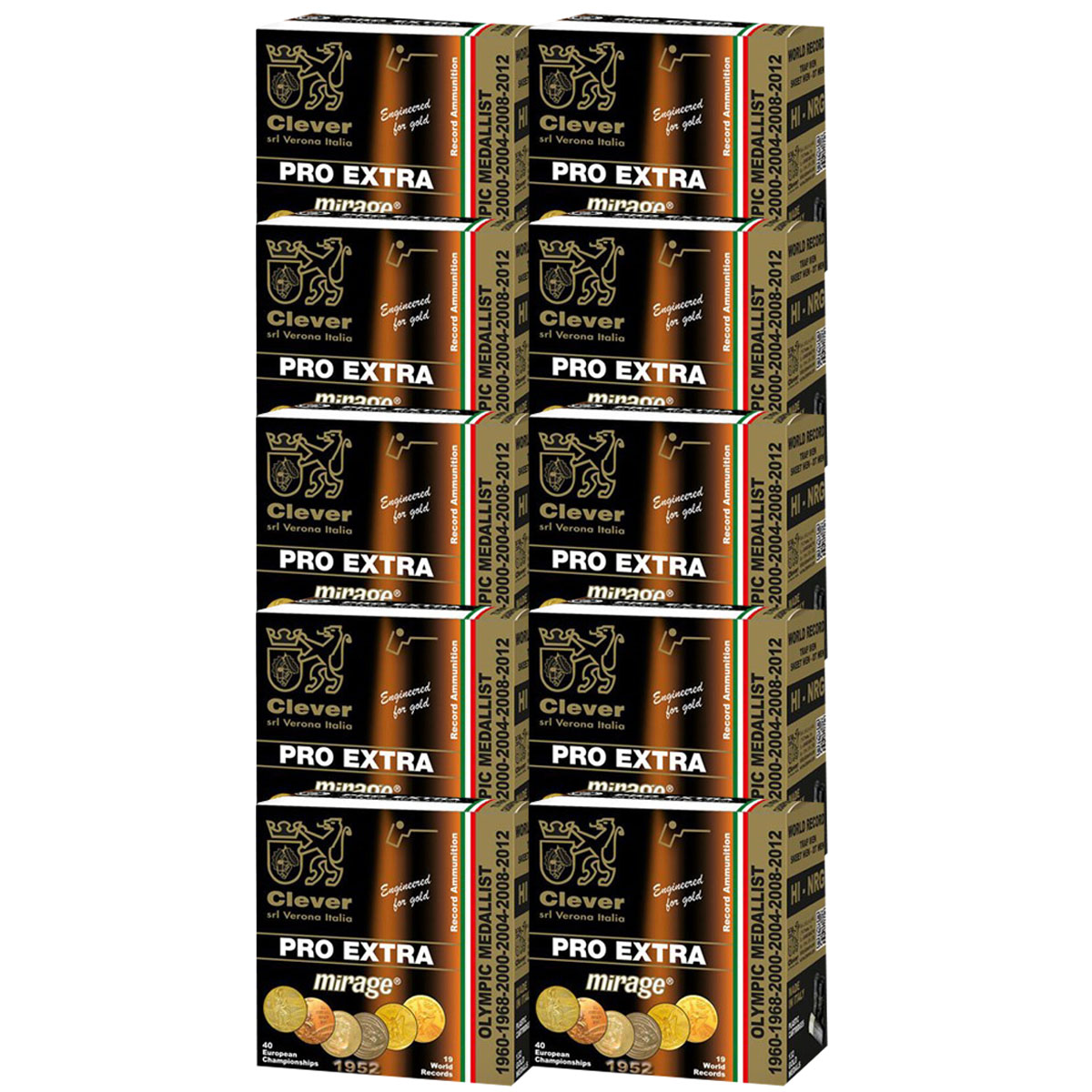 CLEVER - MIRAGE PRO-EXTRA 12 GAUGE 2-3/4" #8 SHOT SHOTGUN AMMO