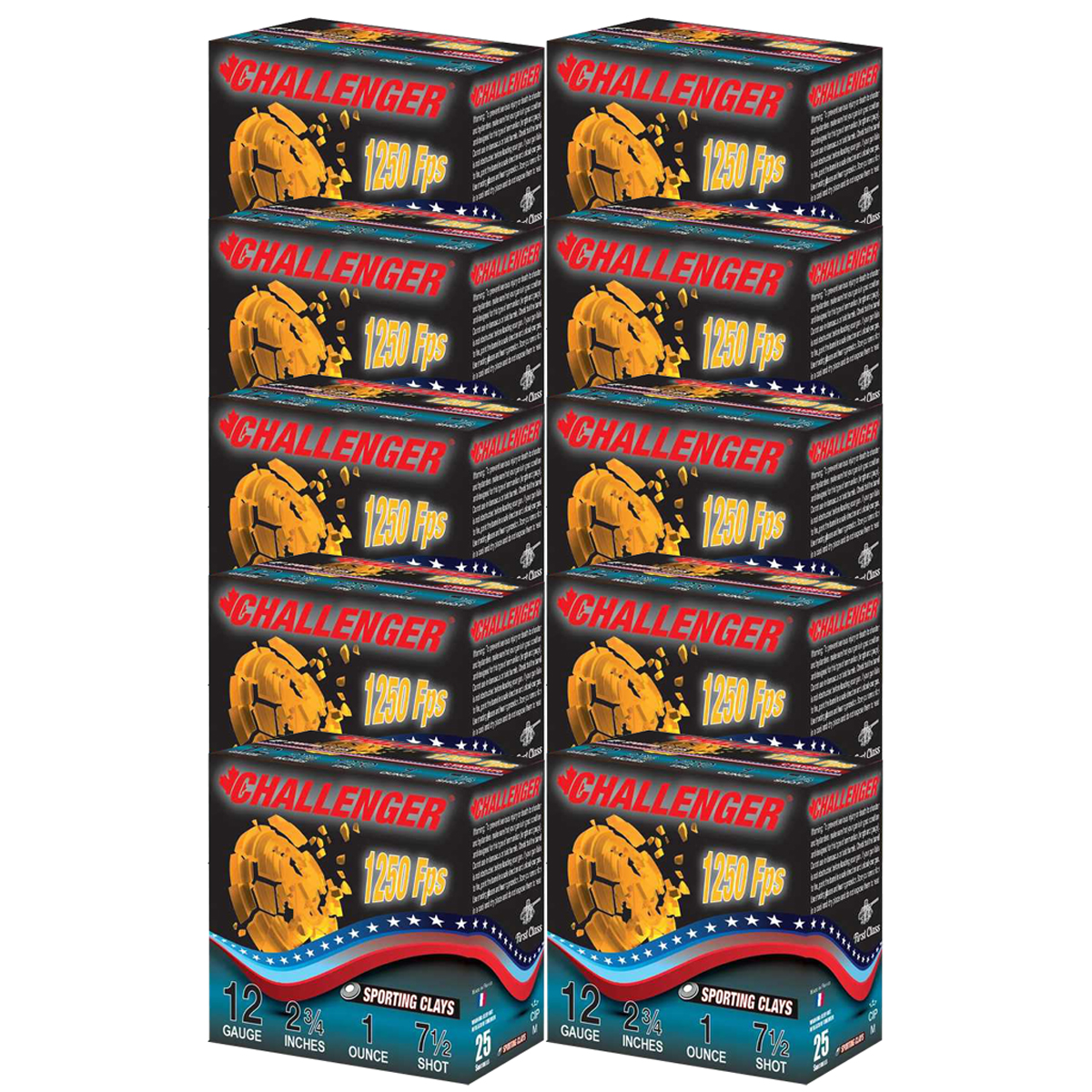 CHALLENGER AMMO - SPORTING CLAY 12 GAUGE SHOTGUN AMMO