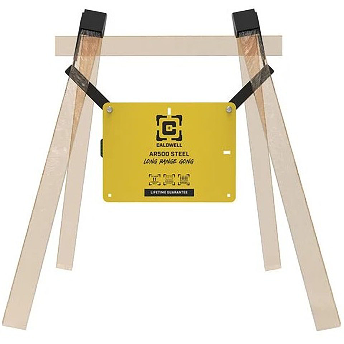 CALDWELL SHOOTING SUPPLIES - AR500 LONG RANGE GONG KIT W/FLASHBANG PRO HIT INDICATOR